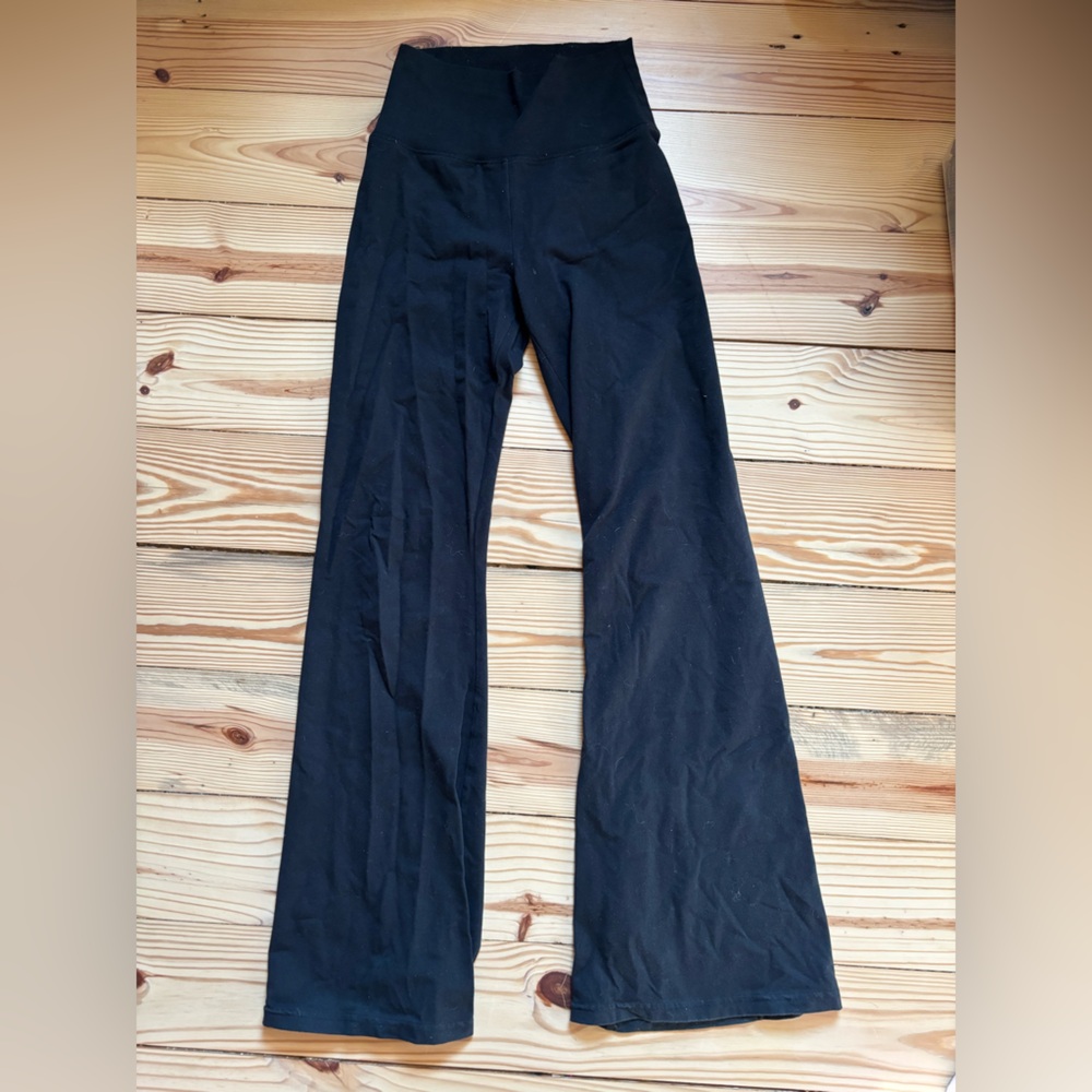 Black High-Waisted Flare Pants - Aerie OFFLINE